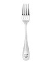 Versace Medusa Silver-plated Table Fork In Gray