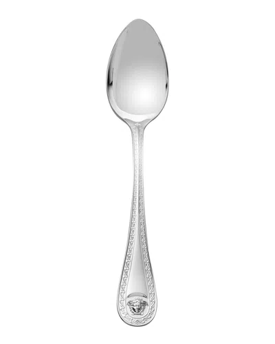Versace Medusa Silver-plated Table Spoon In Gray