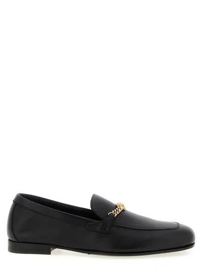 Versace 'medusa' Slippers In Black