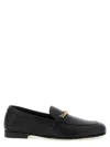 Versace Logo-embellished Leather Loafers In Multi