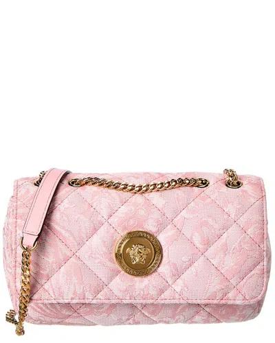 Versace Medusa Small Canvas Shoulder Bag In Pattern