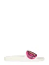 Versace Pool Slide With Medusa Smile Print In White