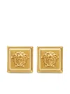 Versace Medusa Square Earrings In Gold