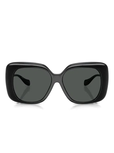 Versace Medusa Square-frame Sunglasses In Black