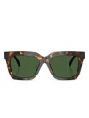 Versace Medusa Square-frame Sunglasses In Green