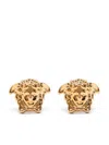 Versace Medusa-head Stud Earrings In Grey