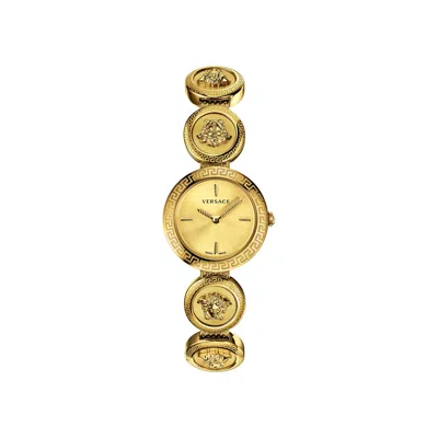 Pre-owned Versace Medusa Stud Icon Bracelet Watch 'gold' | Women's Size Onesize