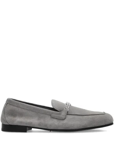 Versace Medusa Suede Loafers