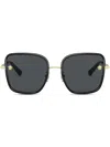 Versace Dark Grey Square Ladies Sunglasses Ve2247d 143887 57 In Black