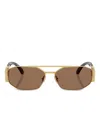 Versace Man Sunglasses Ve2287 In Brown