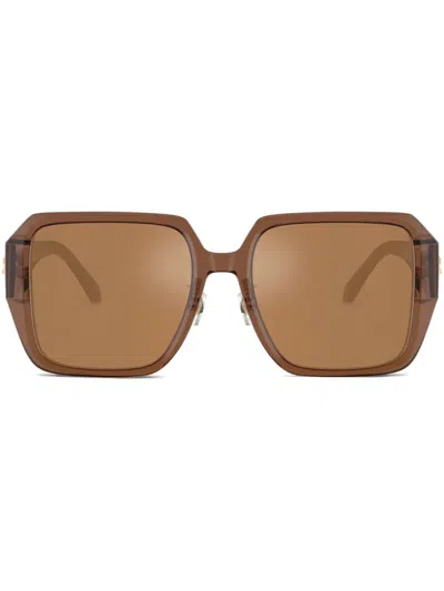 Versace Medusa Sunglasses In Brown