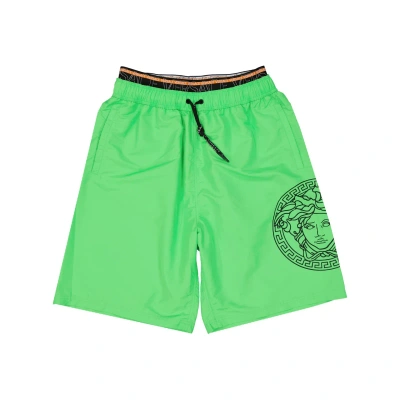 Versace Medusa Swim Shorts In Green