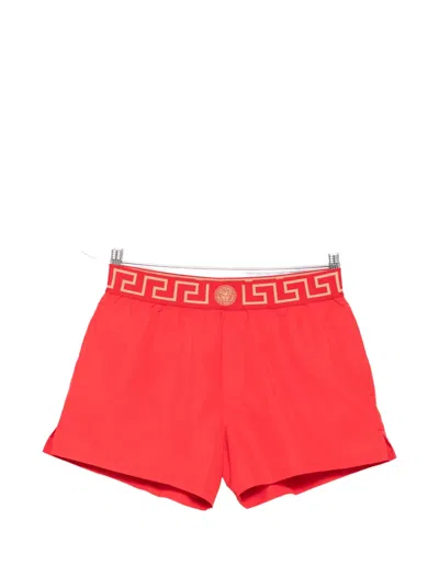 Versace Medusa Swim Shorts In Rot