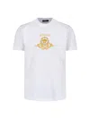Versace Hall Of Heroes Crest Graphic T-shirt In White