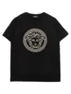 Versace Medusa Head-print T-shirt In Black