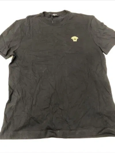 Pre-owned Versace Medusa T-shirt Black L