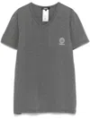 Versace Medusa Print T-shirt In Gray