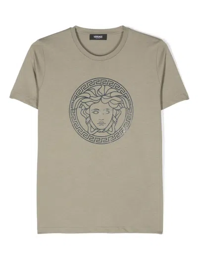 Versace Kids' Medusa T-shirt In Green