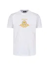 Versace Hall Of Heroes Crest Graphic T-shirt In White