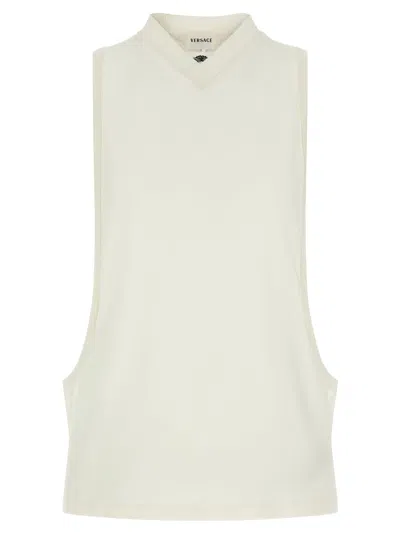 Versace Medusa Tank Top In Gray