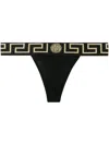 VERSACE MEDUSA THONG WITH PRINT