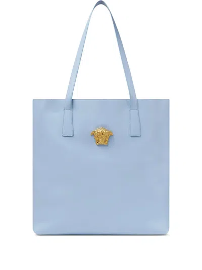 Versace Medusa Tote Bag In Blue