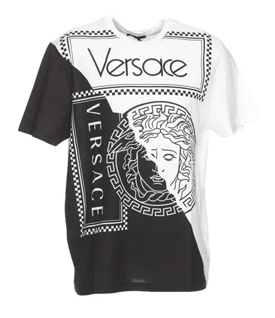 Versace Medusa Two-color T-shirt In White