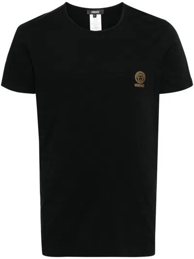 Versace Medusa Undershirt (pack Of Two) In Blue