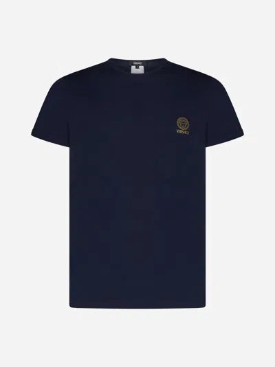 Versace Medusa Underwear T-shirt In Blue