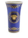 Versace Medusa Vase (34cm) In Blue