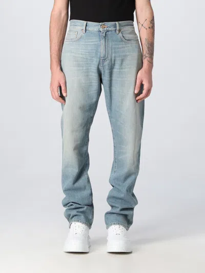 Versace Medusa  Jeans In Denim In Blue