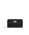 Versace Medusa Wallet In Black