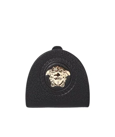 Versace Medusa Wallet In Black