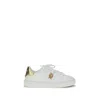 Versace Greek-key Emblem Sneakers In White