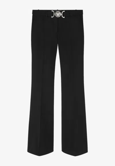 Versace Medusa'95 Flared Pants In Black