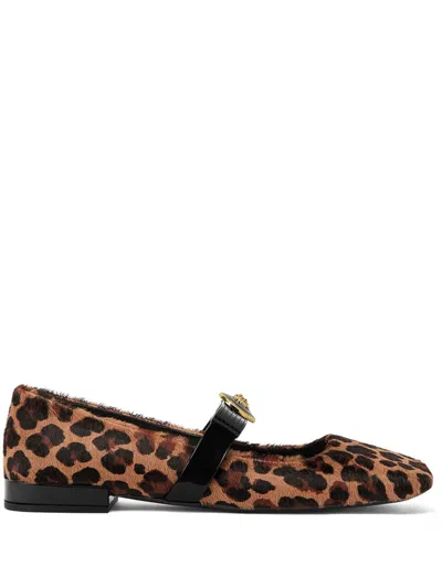 VERSACE MEDUSA '95 LEOPARD-PRINT BALLERINAS