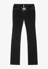 Versace Medusa'95 Straight Jeans In Black