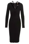 Versace Women 'medusa' Minidress In Black