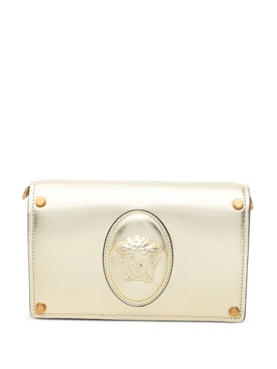 Versace Medusa-detail Mini Bag In Gold