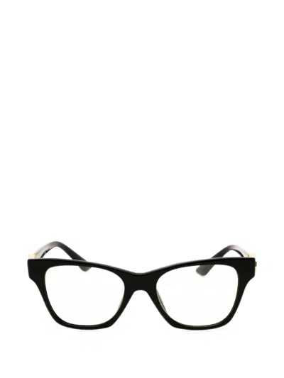 Versace Medusa-embellishment Cat-eye Glasses In Black
