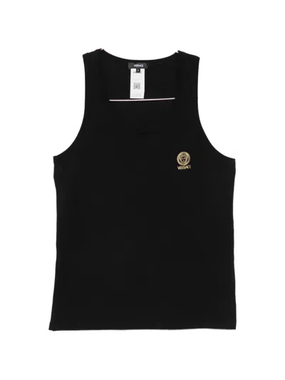 Versace Medusa-logo T-shirt In Black
