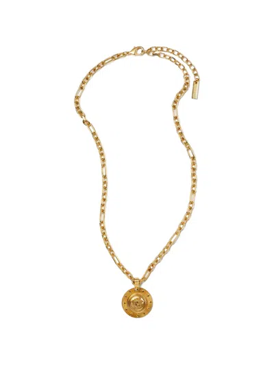 Versace Medusa-pendant Chain Necklace In Gold