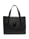 MEDUSA-PLAQUE LEATHER TOTE BAG
