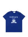 Versace Medusa-print T-shirt In Blue