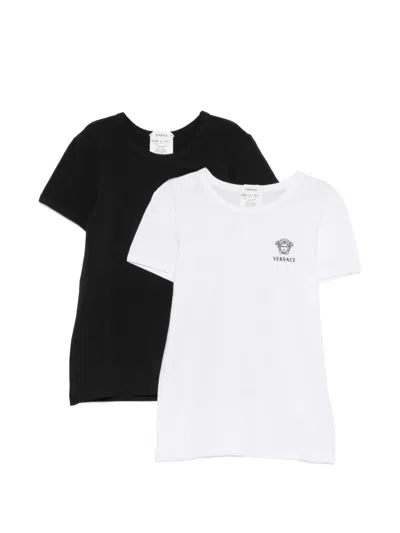 Versace Kids' Medusa-print T-shirt (set Of Two) In Multi