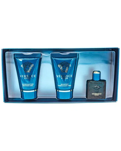 Versace Men's 0.17oz Eros 3pc Set