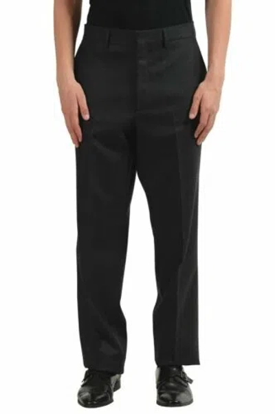 Pre-owned Versace Men's 100% Wool Gray Dress Pants Size 38 40