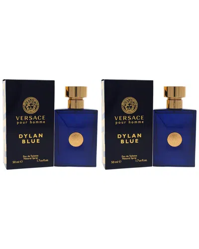 Versace Men's 1.7oz Dylan Blue Edt Pack Of 2