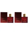 Versace Men's 1.7oz Eros Flame - Pack Of 2