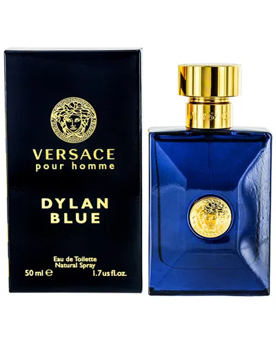 Versace Men's 1.7oz Pour Homme Dylan Blue Edt Spray In Transparent